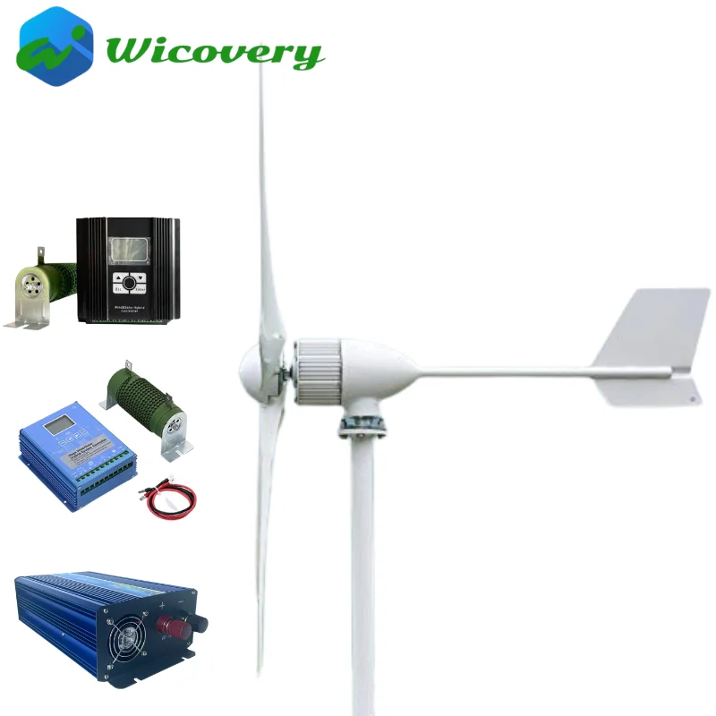 

High quality Wind Turbine 15KW 10KW 24V 48V 96V Horizontal Axis Windmill Energy Sources With Grid Inverter For Home Use