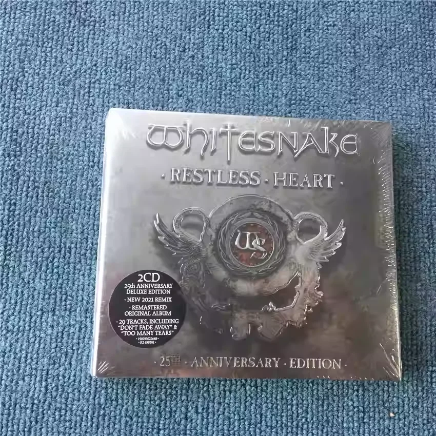 Classic Hard Rock & Blues Rock Album Whitesnake Music CD Restless Heart Music Record Cosplay Walkman Car Soundtracks Box Gifts