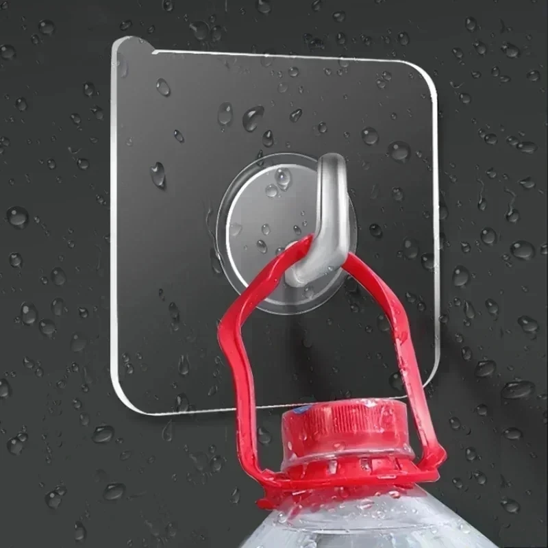30pcs Strong Adhesive Hook Seamless Photo Frame Hanger Hook Waterproof Kitchen Bathroom Accessories Multifunctional Storage Hook image 2
