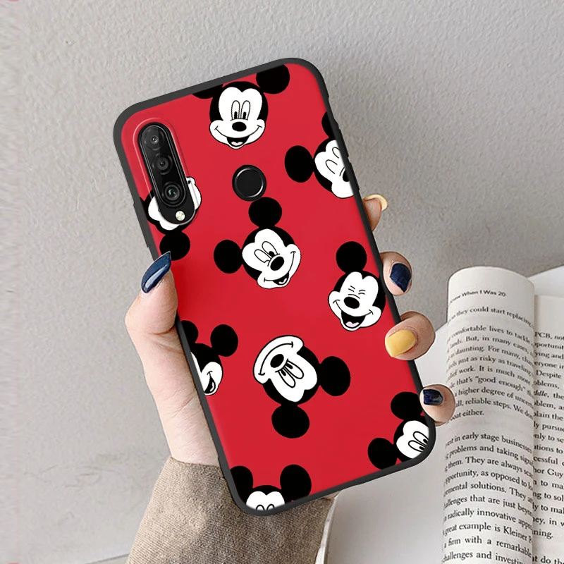 Silikonowe etui na telefon do Huawei P30 P 30 Lite P30 Pro Cover Mickey Minnie Donald Duck Soft Funda do Huawei P30 P30Lite Coque Bag