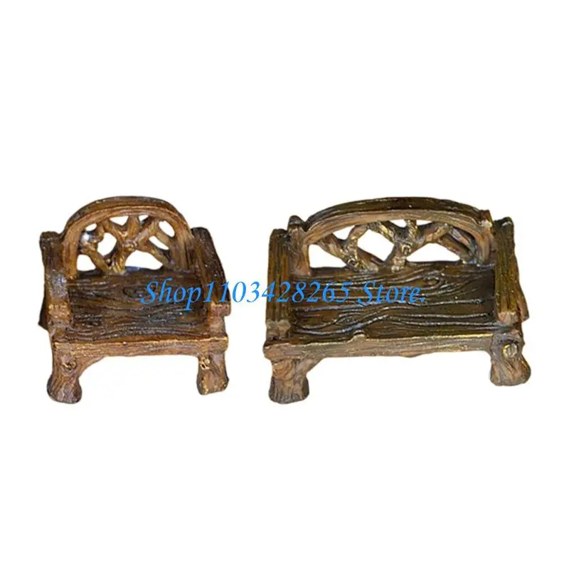 

Миниатюры, скамейки, стул, модель кукольного дома, витрина, стул, реалистичная мебель G2TE