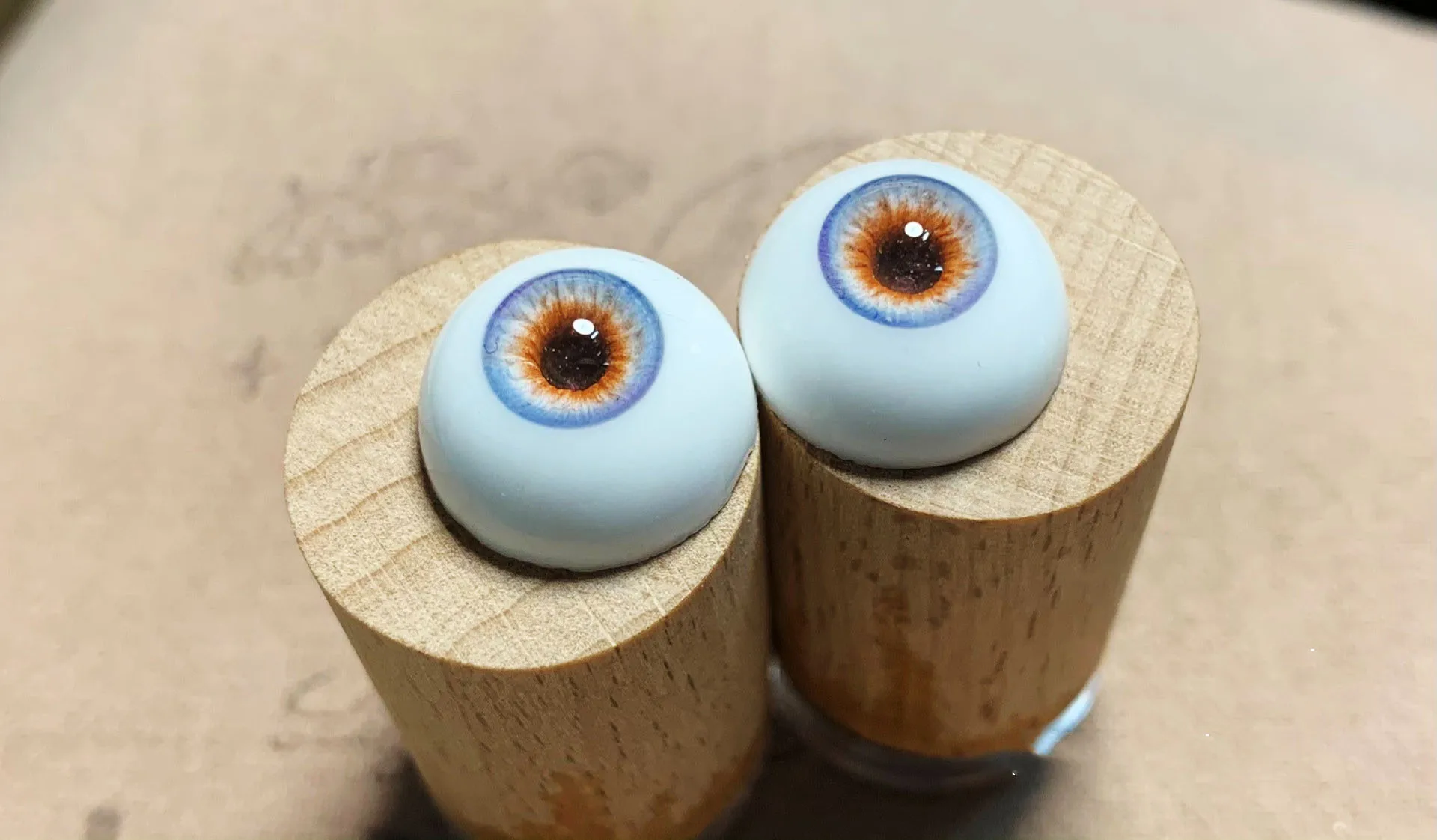 

BJD Doll Accessories Eyes For Toys Plaster Safety Eyeball “Purple Mallow” OB11 Eyes For Crafts Free Shipping