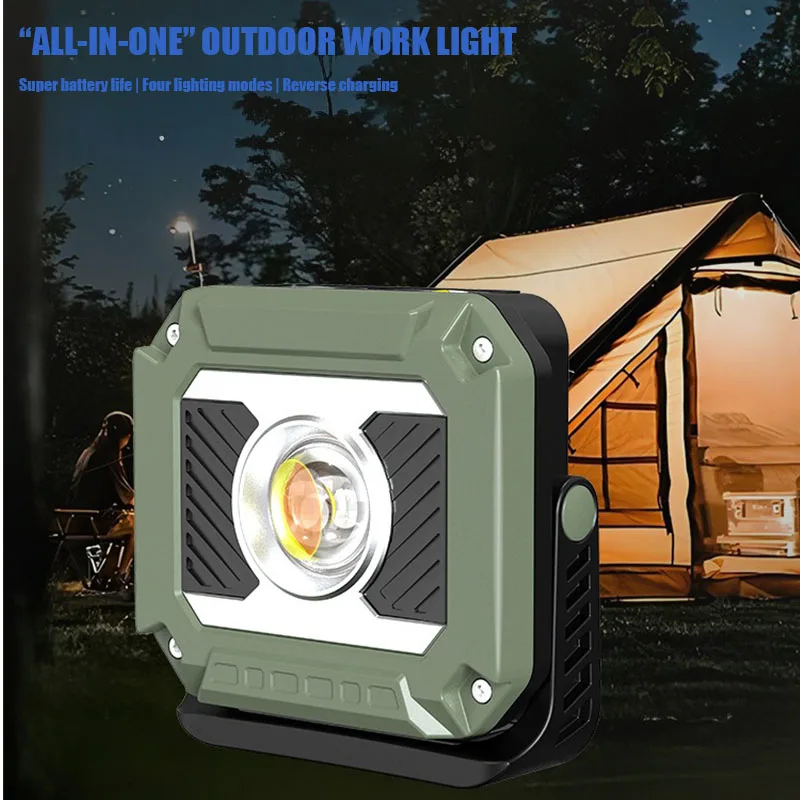 VOLODYMYR LED キャンプテントライト充電式サーチライトハイパワー屋外照明防水ポータブル吊り下げナイトランプ