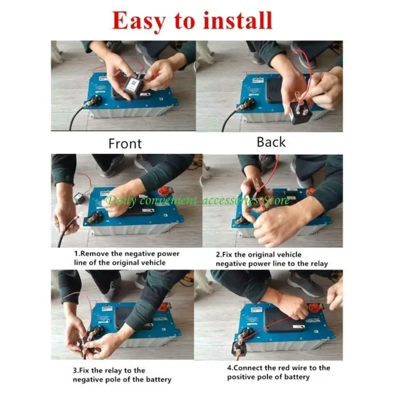 

97QB автомобильный переключатель аккумулятора реле беспроводной дистанционное управление дистанционное управление 12V 200A 1