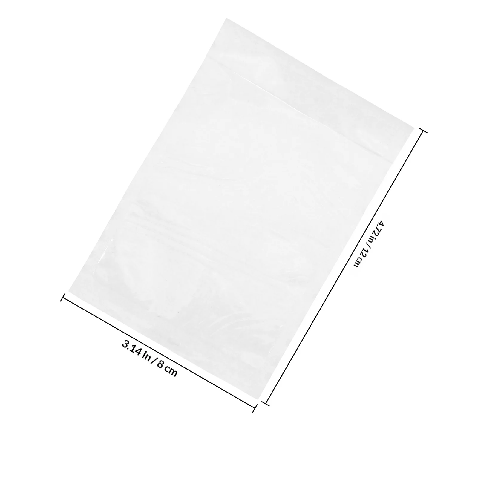 100Pcs Transparent Packing List Envelopes Self-Adhesive Waterproof Pouches for Shipping Invoices Document Organization Clear