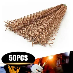 50PCS Dent Pulling Wavy Wires Spot Weld Repair Welding Pulling Stud Welder For Spot Welder Panel Pulling Wiggle Wires