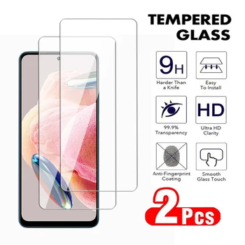 샤오미 레드미 화면 강화 유리 필름, 레드미 노트 12 13 프로 플러스 4G 5G, 레드미 12S 12C 13C 12T 프로 4G 5G 보호대, 2 개