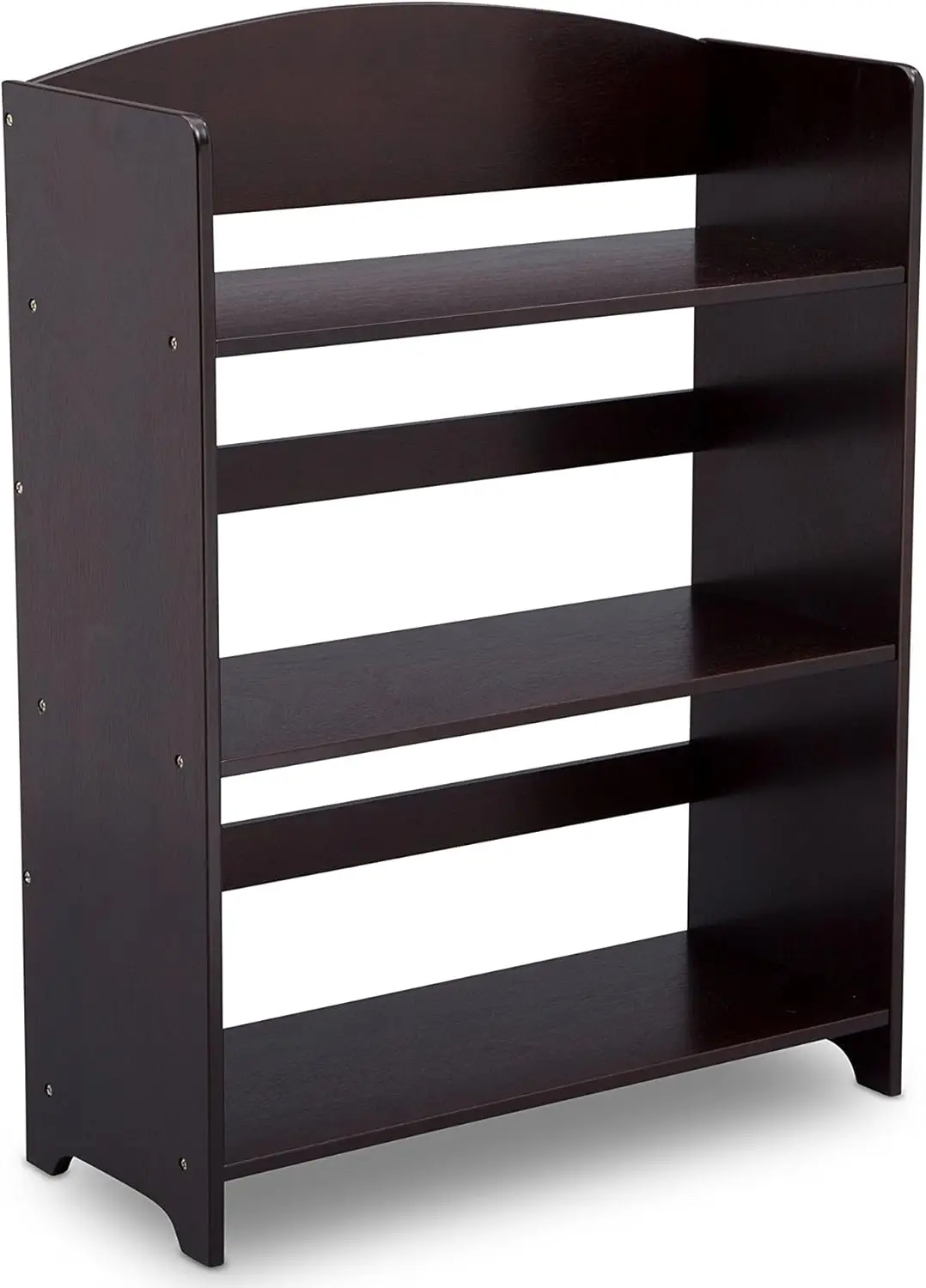 

Детская книжная полка с 3-мя полками, отделка темного шоколада, безопасная и прочная деревянная конструкция