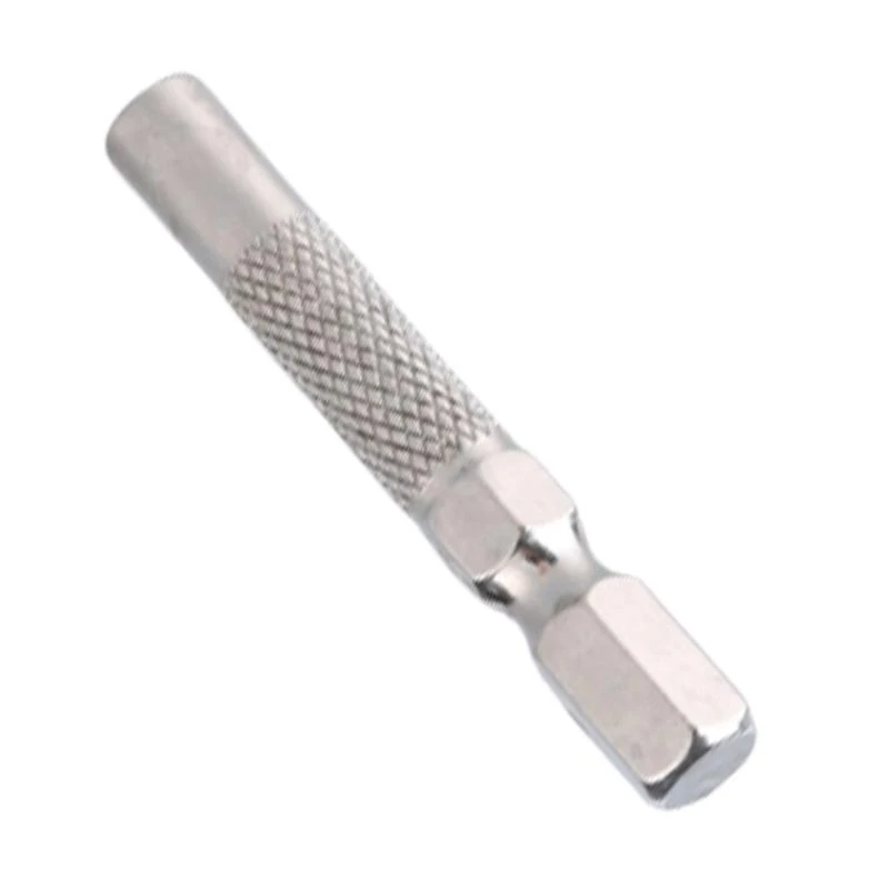 ヘックスシャンク6.35mm 1/4 "ビットアダプターをシステムに挿入4mmドライバービットアダプター磁気ホルダーハンドルハンドツールC7AC