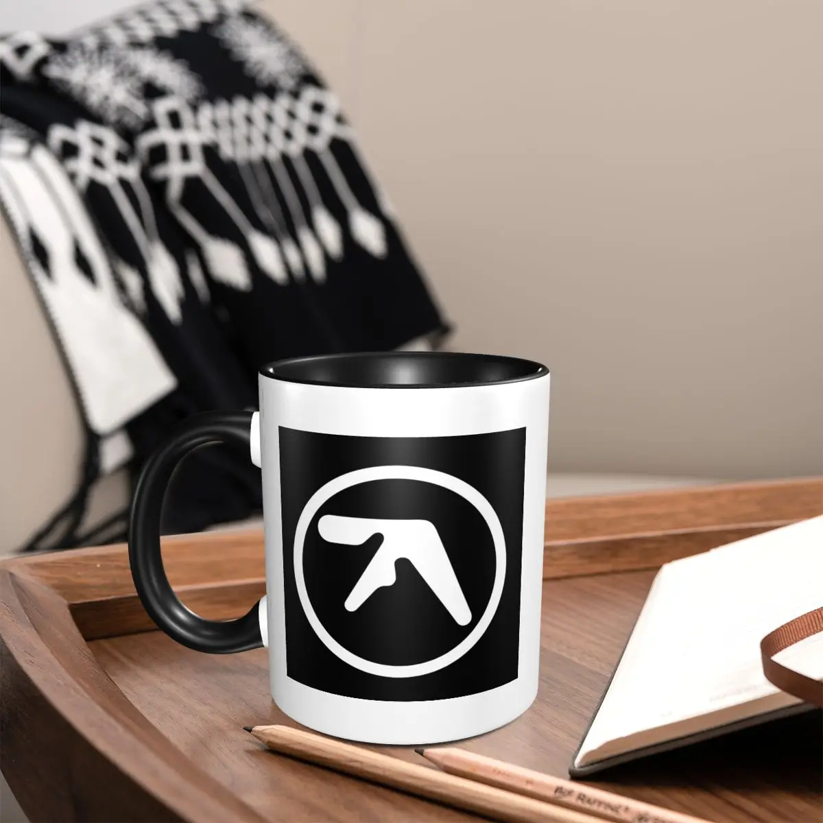 

Aphex Twin Creative Y2K Logo Mug Funny Ceramic Coffee Cups Tea Mugs Milk Cup Drinkware Gift for Friends