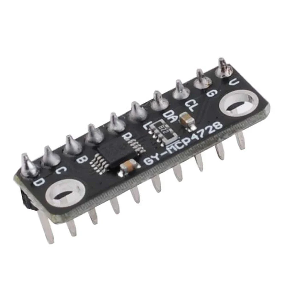 MCP4728 12-bitowy poczwórny przetwornik cyfrowo-analogowy Interfejs I2C Niski pobór mocy GY-MCP4728 z pamięcią EEPROM Moduł czujnika DAC Breakout
