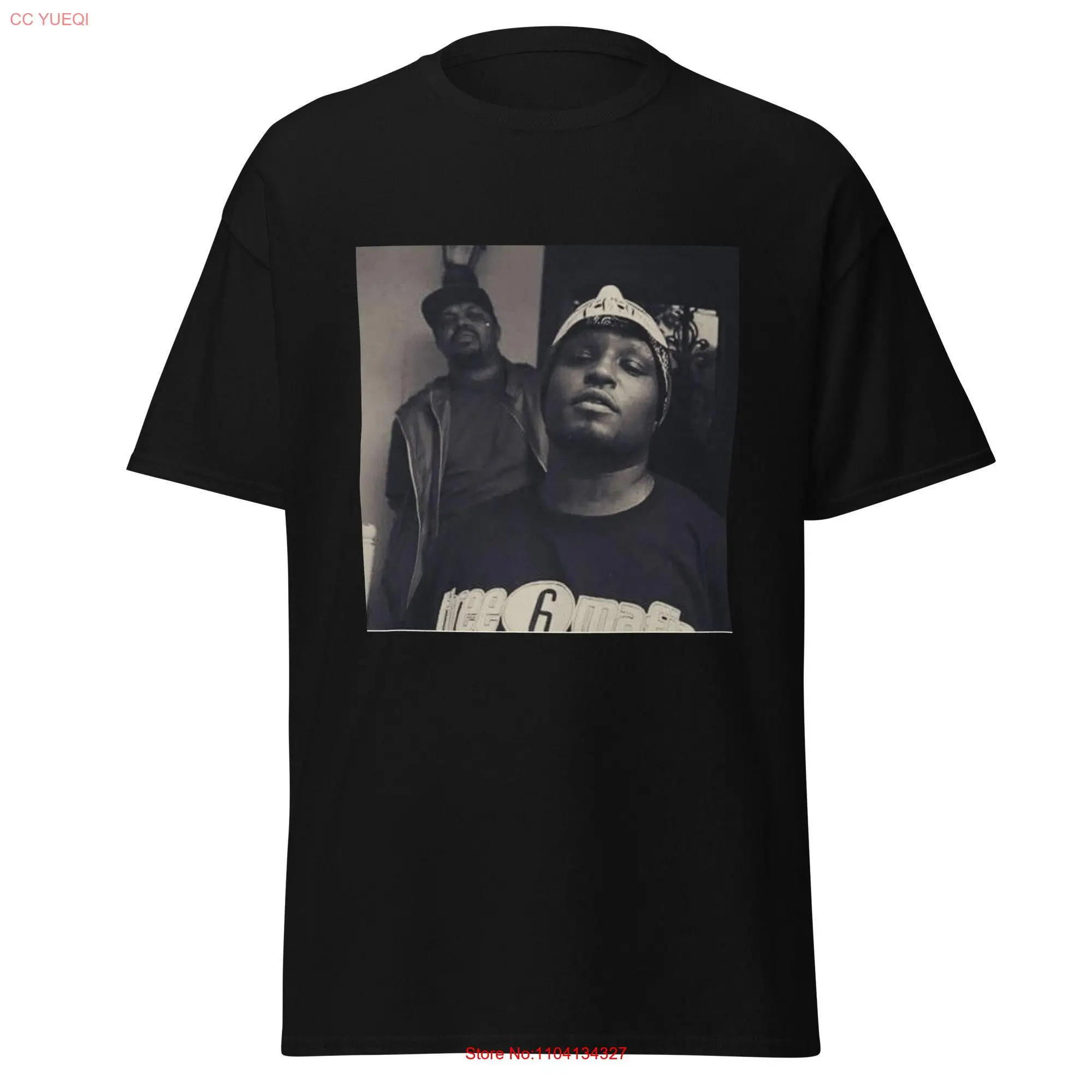 Dj Paul And Lord Infamous Men's Classic T Shirt Memphis Rap Hip Hop Three 6 Mafia 90's 00's Vintage Tape Album Music Old School