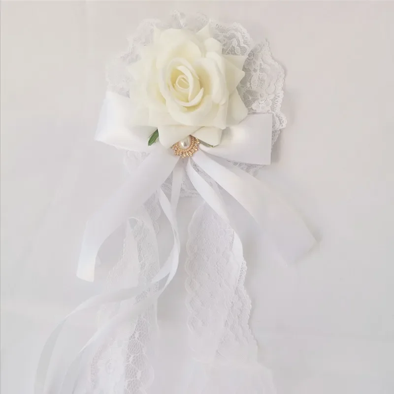 قصر نمط لوليتا كلا إكسسوارات الشعر المخملية زهرة الورد الكرة دبوس الشعر القوطية لوليتا إكسسوارات الشعر الوصول على الطراز القوطي الداكن