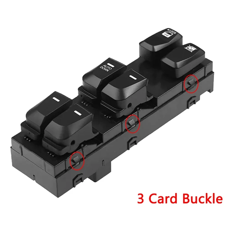 NCSMT Electric Window Control Switch 3 Card Buckle for Hyundai Tucson 2010-2015,93571-2S050