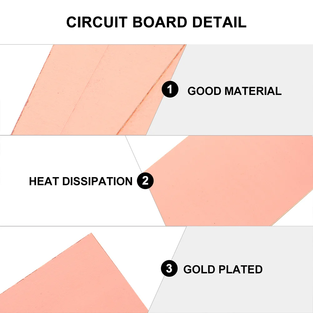 

Single Sided Copper Clad Pcb 1.5Mm Thick Flame Retardant Heat Resistant For Industrial Maintenance Diy Circuit Board Prototyping