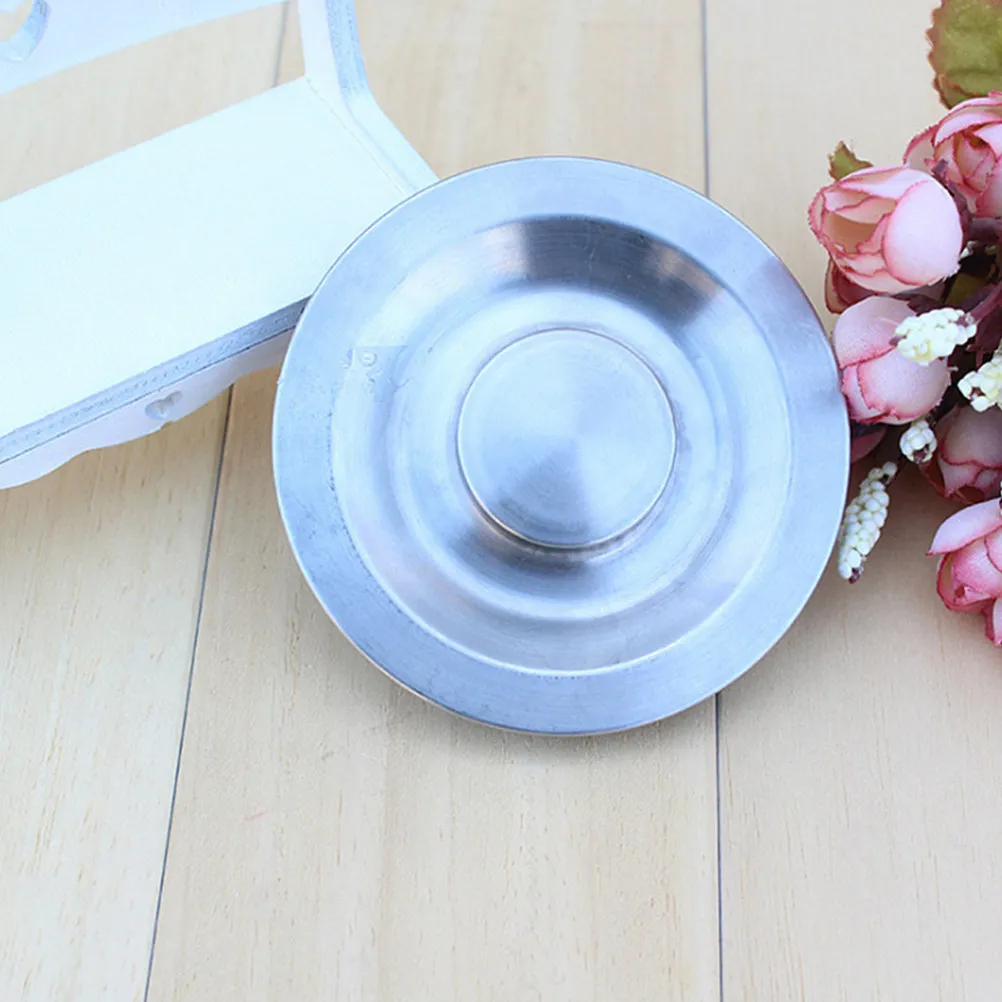 

5Pcs Sewer Filter Cover Sink Drain Plug Premium Floor Drain Strainer Kitchen Bathroom Hair Stopper Leak Proof Silver