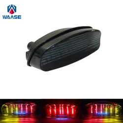 waase For SUZUKI GS500 2001-2002 / GS500F 2004-2009 Rear Tail Light Brake Turn Signals Integrated LED Light