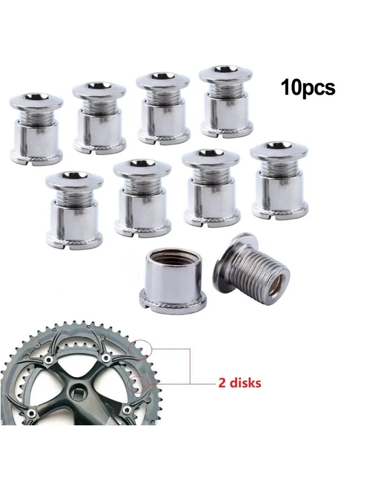 AliExpress 10pcs Cycling Tool Chainring Screws Corrosion-Resistant Longer Service Parts Silver Single/Double/Triple Bolts Parts