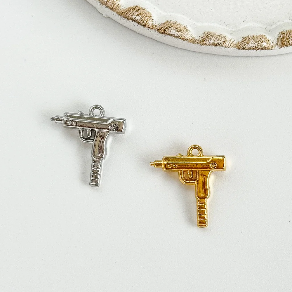 

Сердечный дизайн 14*16 мм 50 шт. DIY изготовление браслетов/ручная работа/подвеска из нержавеющей стали/форма пистолета/подвески/ювелирные аксессуары # 195295