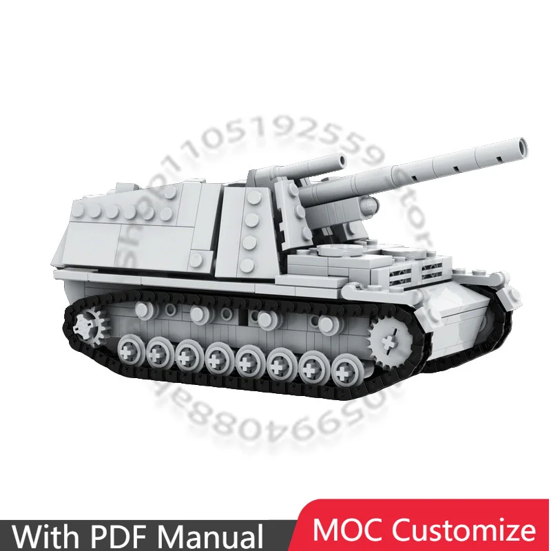 

Набор для сборки модели Sd.kfz.165 Hummel (544 детали) из серии War Series, модульный конструктор MOC, популярная простая модель из кирпичиков, игрушка для самостоятельной сборки, подарок на день рождения для детей