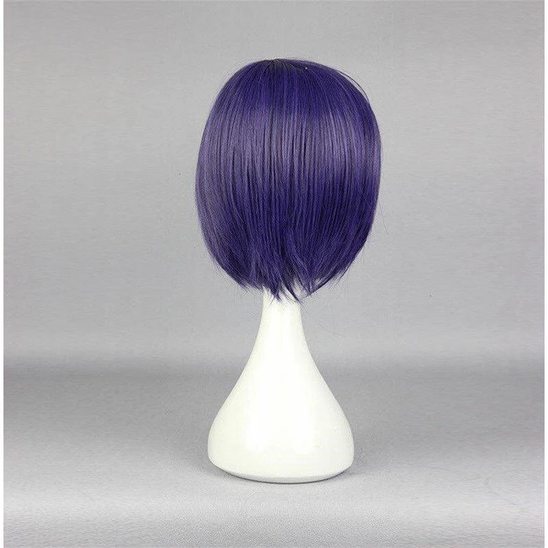 Perruque synthétique courte de Tokyo Ghoul Touka Kirishima, perruque Cosplay Costume Kirishima Toka pour femmes, Halloween + bonnet de perruque