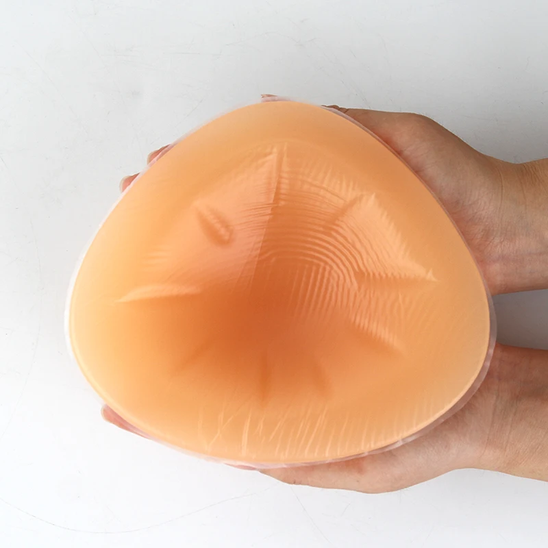 LERVANLA Triangular Concave Silicone Breast Model Used For Mastectomy To Balance The Body Artificial Big Breast Favorite