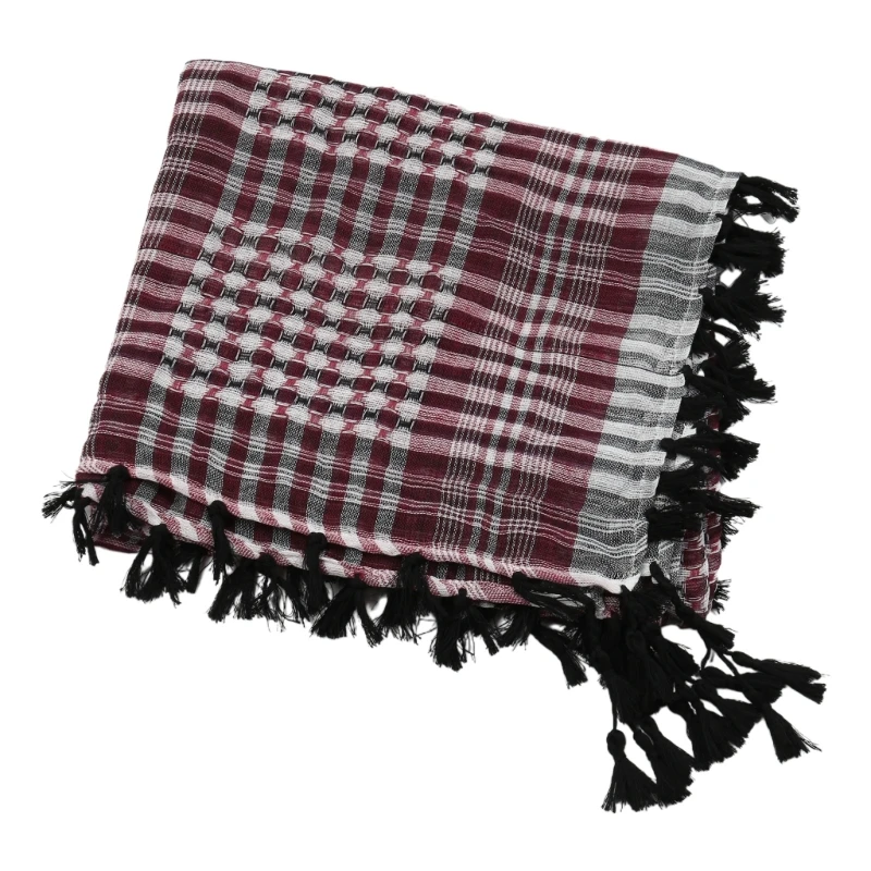 Keffiyeh arabe Shemagh écharpe respirant hiver châle cou chaud couverture tête enveloppement livraison directe