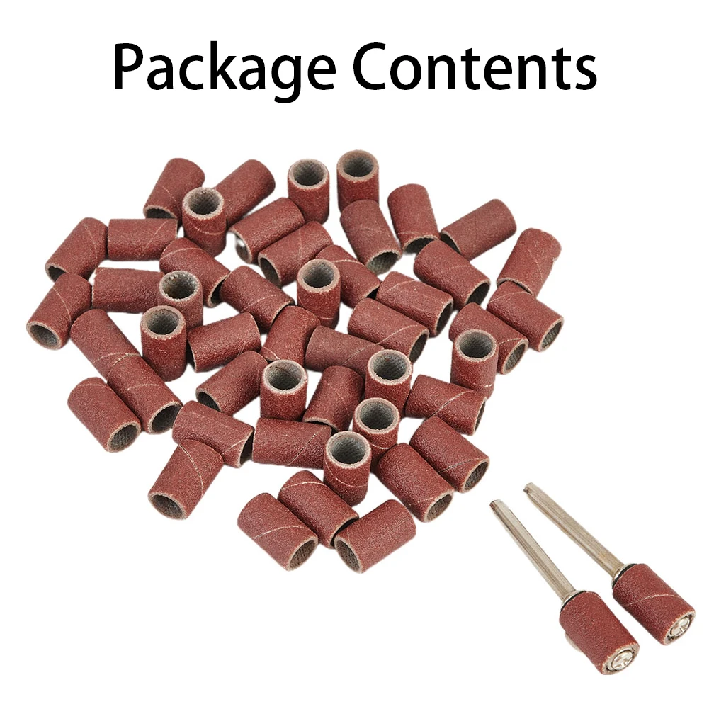 Для художественного шлифования, сменные ленты для рукоделия, 50 шт., барабан + 2 шт., оправки, инструмент для наждачной бумаги, для полировки дерева, вращающиеся втулки