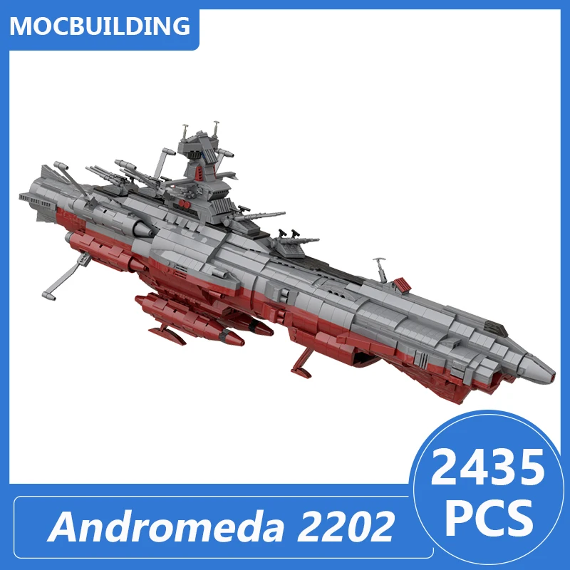 Space Battleship Andromeda 2202 ZZZ-0001 Yamanami Special Model Moc Building Blocks Diy Assemble Bricks Xmas Toys Gifts 2435PCS