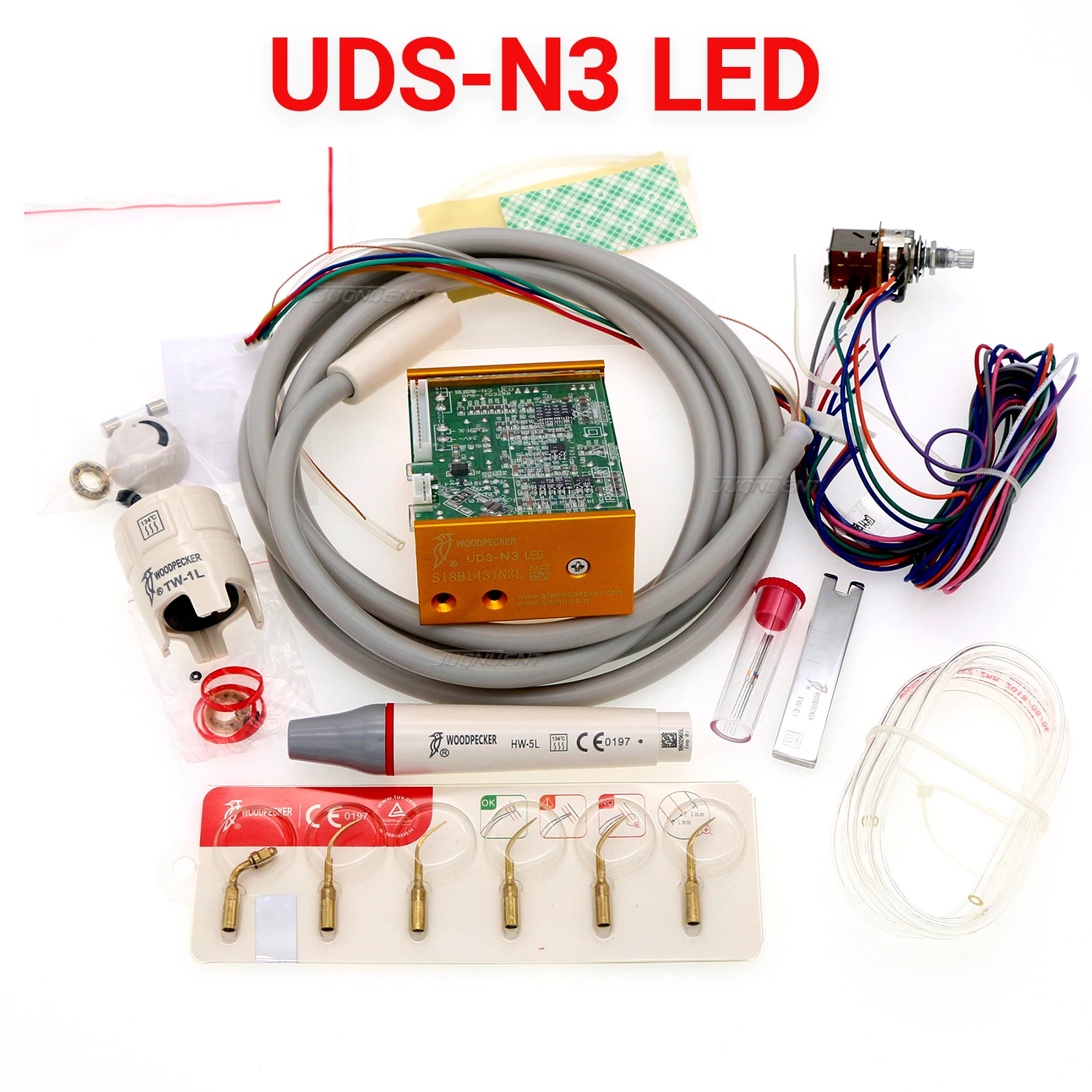 Woodpecker N3 Ultrasonic Scaler Built-in Dental Units 3-in-1 Scaling Periodontal Endodontic  Dental Piezoelectric Scaler Fit EMS