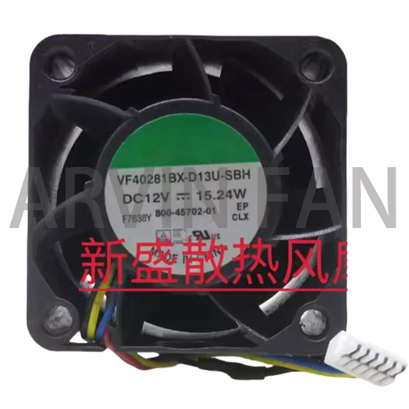 

VF40281BX-D13U-SBH Brand-new 12V 15.24W Four-wire Cooling Fan