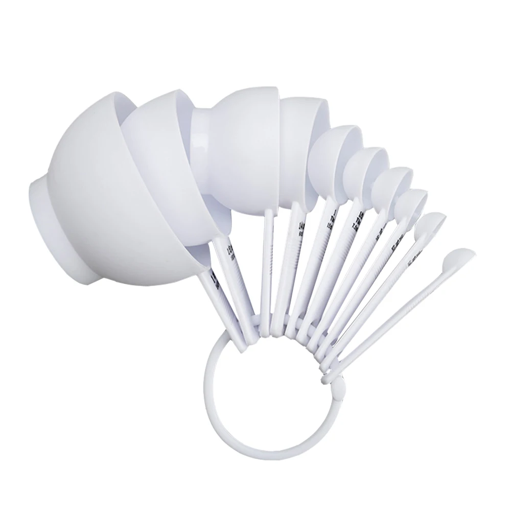 

1Set Kitchen Measuring Spoon Set Baking Measuring Cup Tools PP Material for Precise Powder Flour Measurement