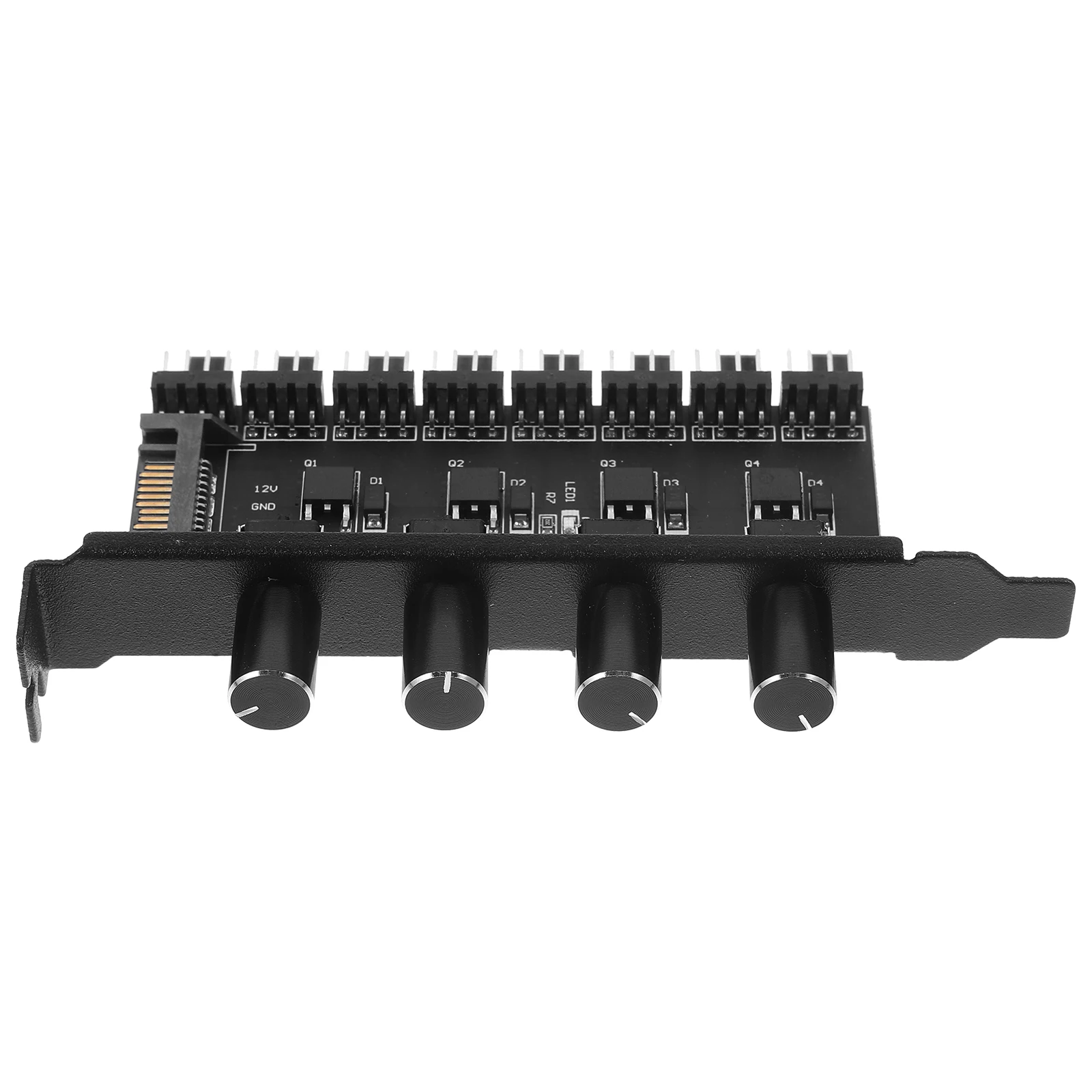 

Fan Speed Controller Computer Cooling Hub Cooler Portable Case Electronic Components Desktop