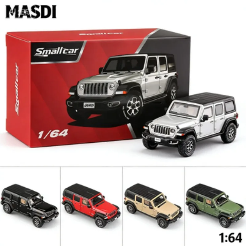 

Миниатюрная модель автомобиля 1:64 JEEP Wrangler, литая под давлением из сплава, подарок для мальчиков, высококачественная статическая коллекционная модель для взрослых, праздничный подарок.