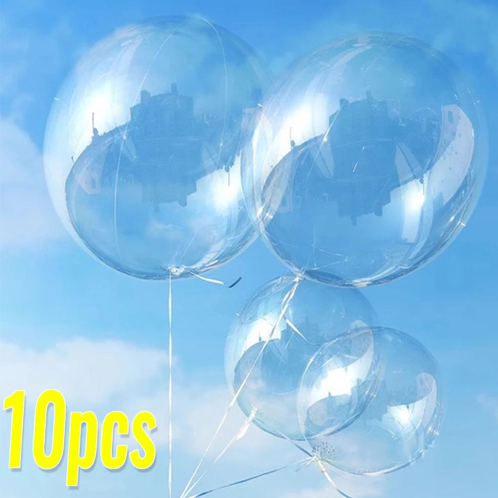 Globos Bobo transparentes de 12/20/24/36 pulgadas, globos Bobo limpios Praty para decoración de fiesta de cumpleaños y boda, Navidad, Día de San Valentín