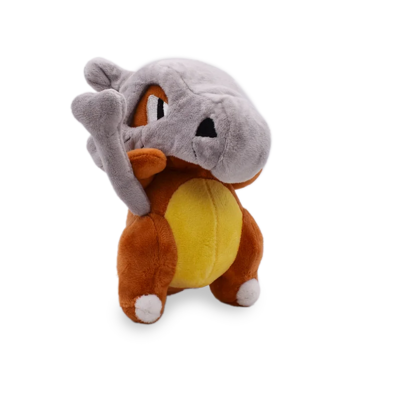 Cubone brinquedos de pelúcia cor incomum cubone macio animais de pelúcia brinquedo dos desenhos animados decoração aniversário todas as estrelas coleção presente 7 Polegada