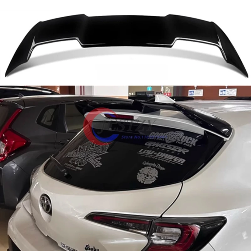 For Toyota Corolla Hatchback E210 5Door 2019 2020 2021 2022 2023 Year Spoiler Rear Wing Body Kit Accessories ABS Plastic view 3