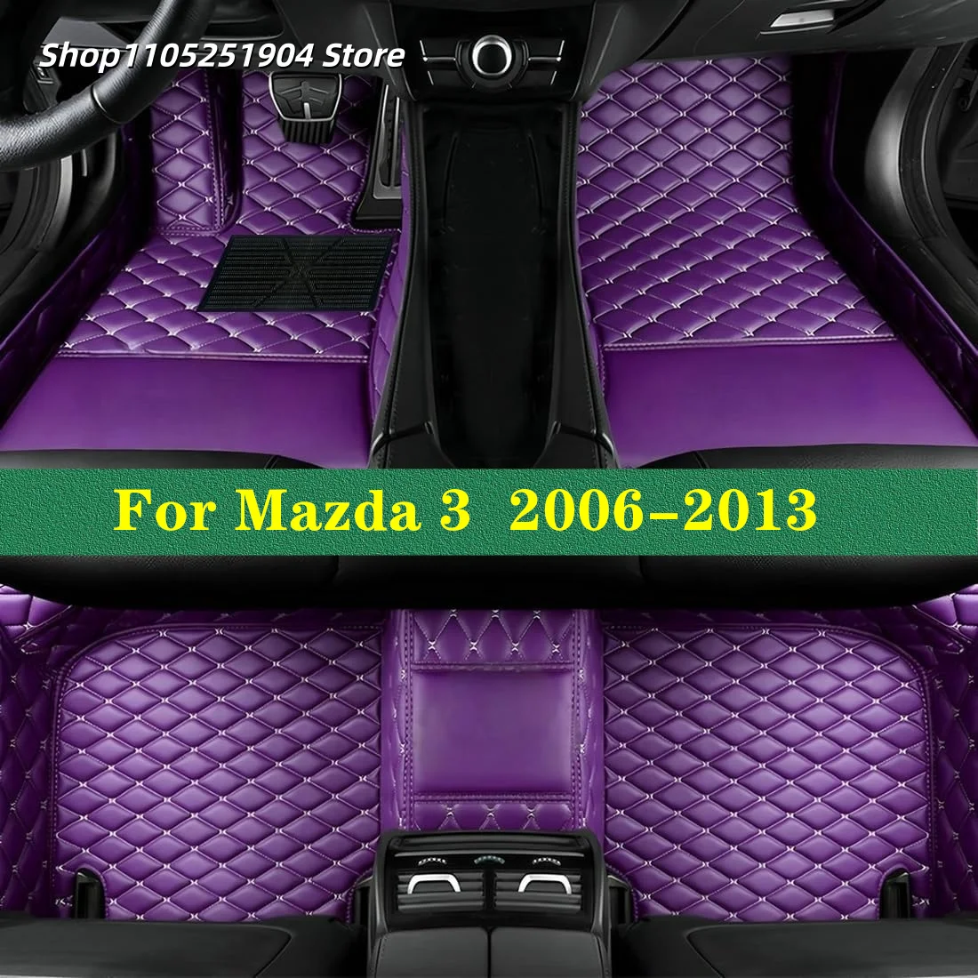 

Auto Carpets Car Floor Mats For Mazda 3 2013 2012 2011 2010 2009 2008 2007 2006 Car Mat Interior Accessories