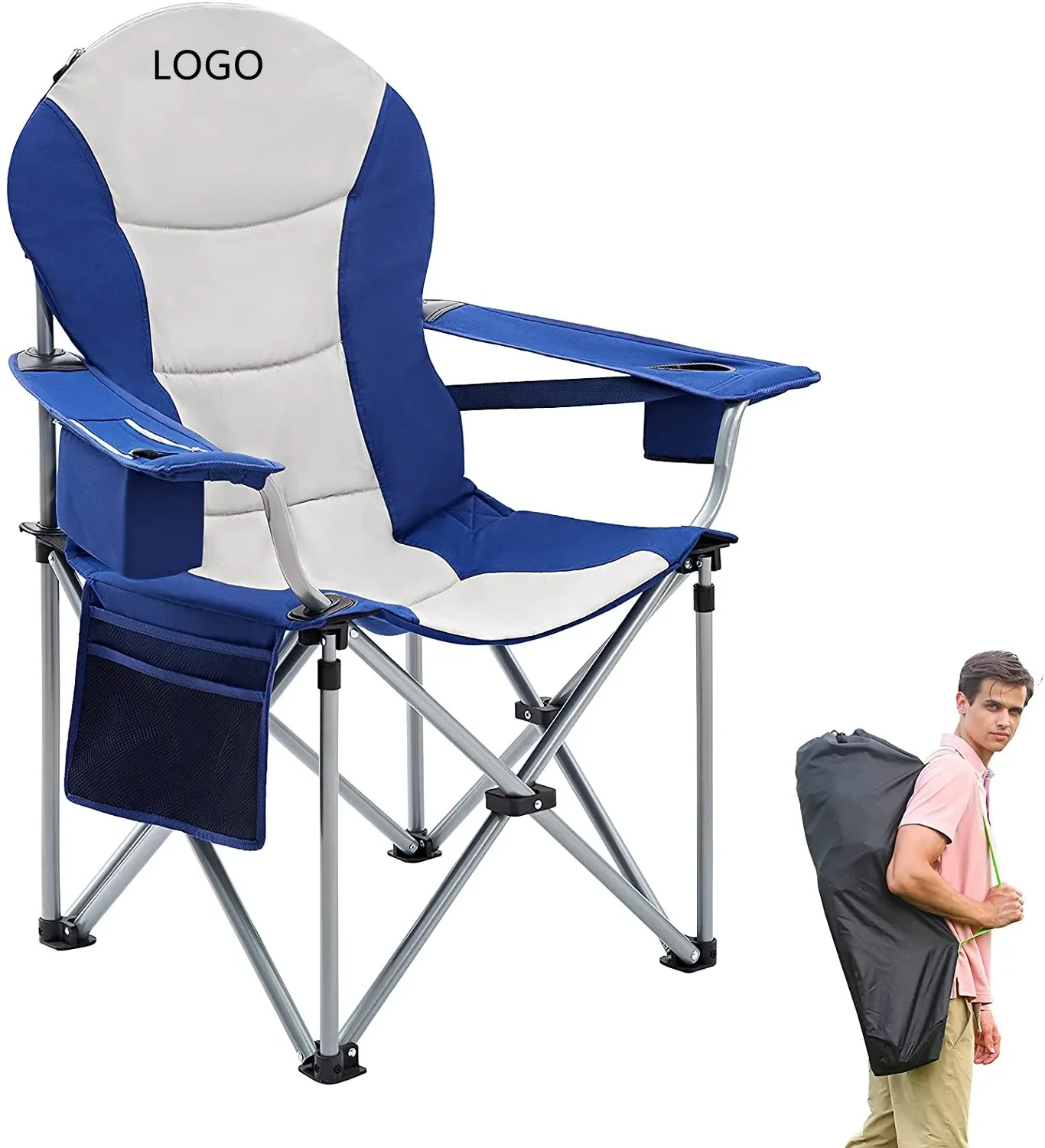 Outdoor Chairs Foldable Portable Lawn  Ultra Light Easy to Carry Fishing Chairs