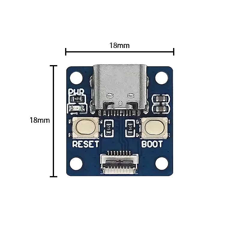 1-5PCS RP2040-Tiny Development Board RP2040 ZERO Raspberry Pi RP2040 Dual-core Microcontroller Split USB Interface For Arduino
