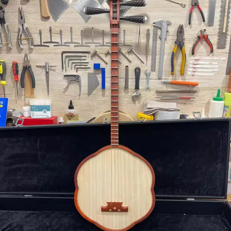 

Pure handmade mahogany plum blossom piano, good things to share, strongly recommended