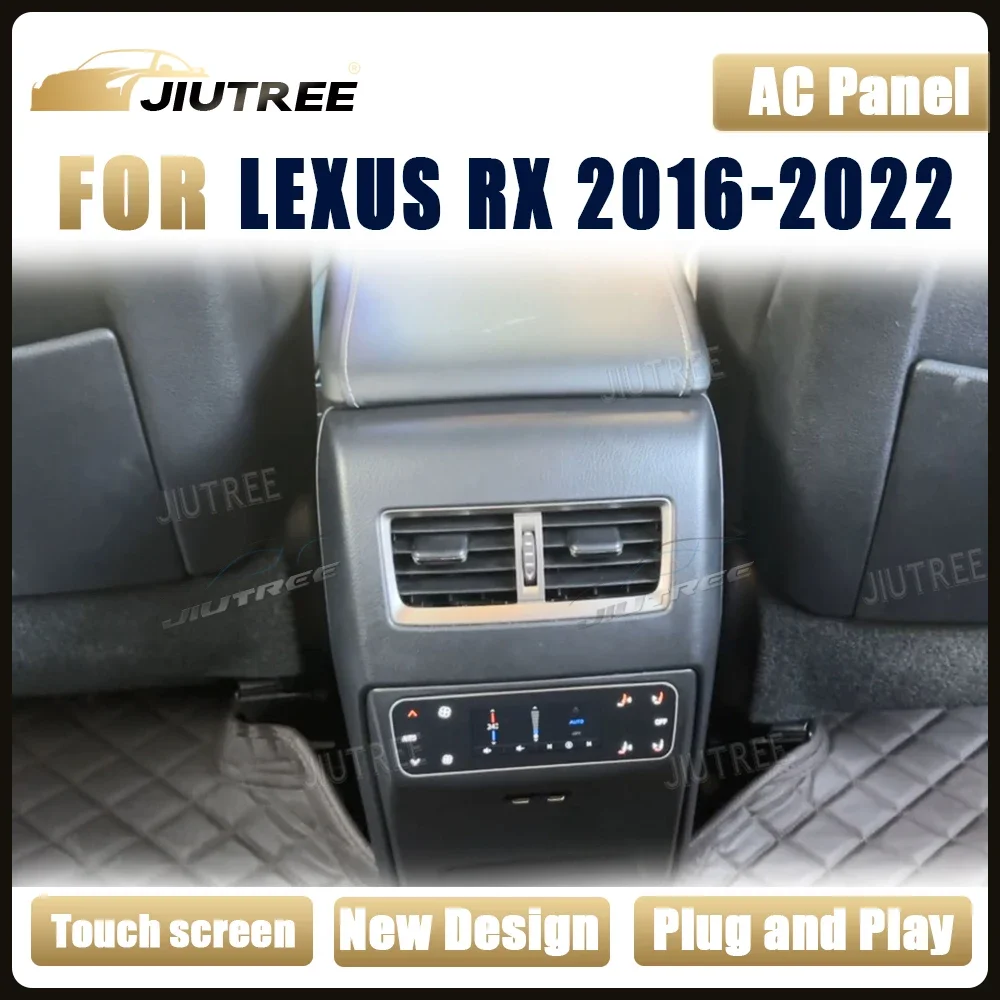 New Design Rear Air Conditioner Climate Board Digital AC Control Panel For Lexus RX 2016-2022 Air Conditioning AC Screen Display