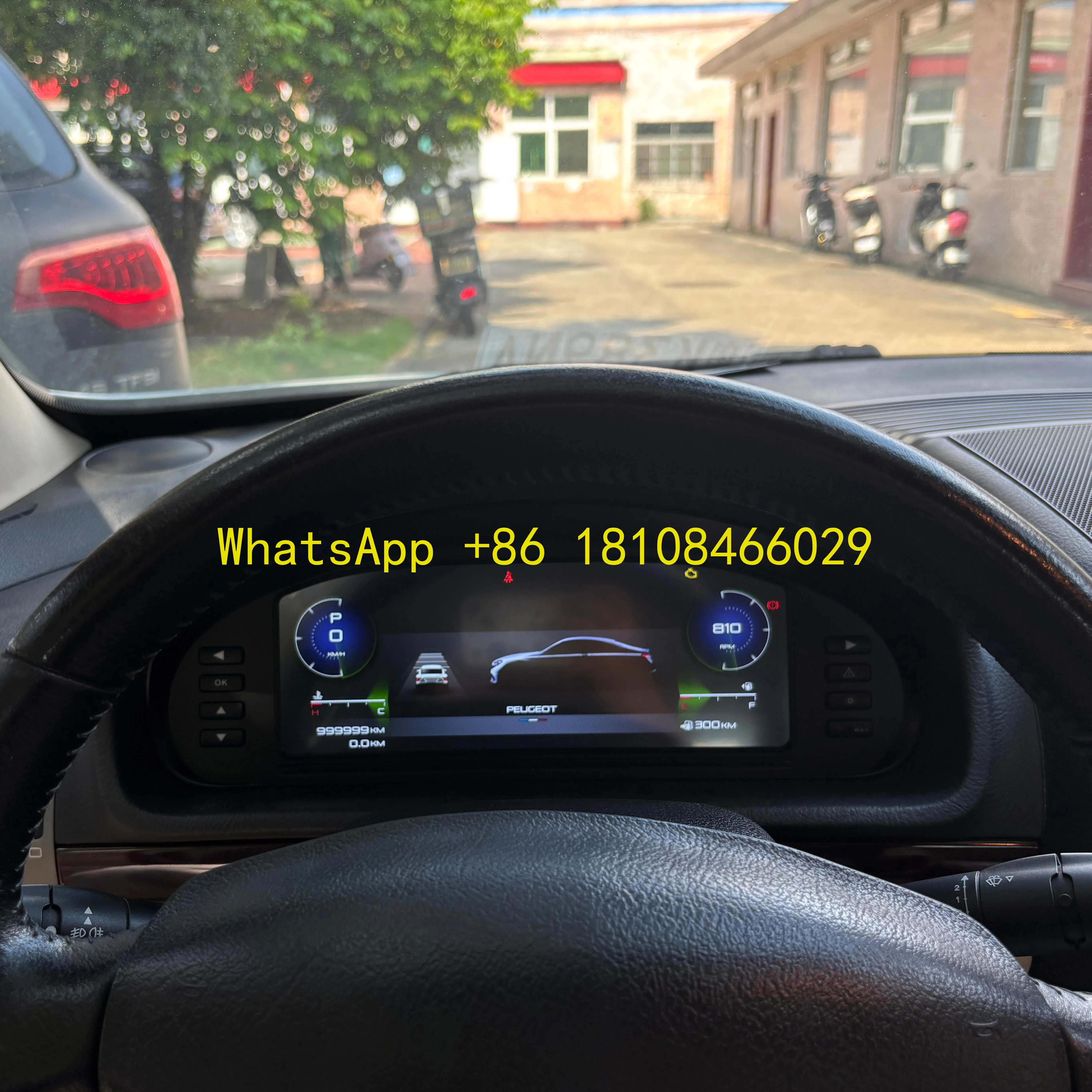 

WEIJUNPRO 12.3 Inch Car Speedometer Panel Digital Dashboard Instrument Cluster for Peugeot 407 2004-2010 Cluster