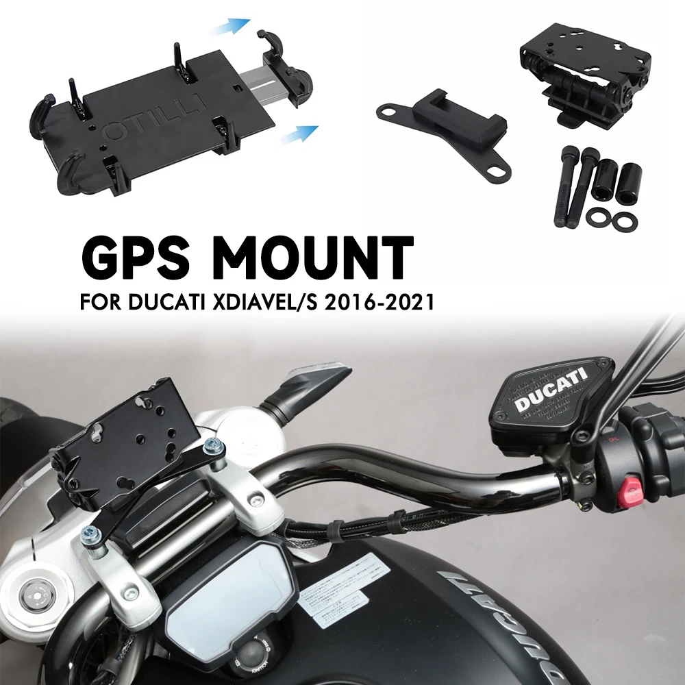 Motorcycle Accessories Phone GPS Mount Navigation Bracket Holder Stand For Ducati XDiavel X DIAVEL S 2016-2021 New