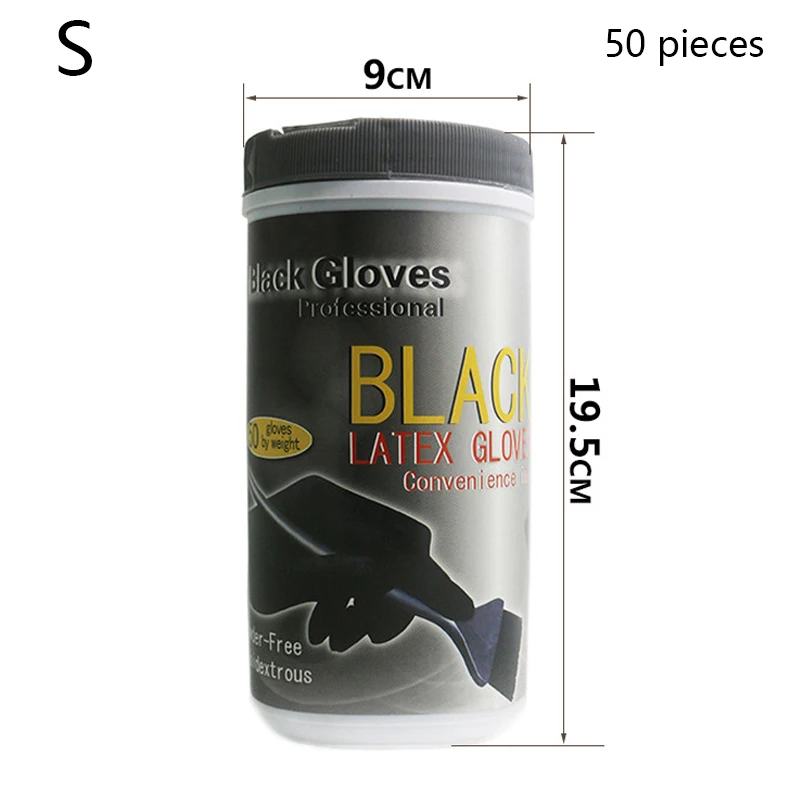 Durable Reusable Hair Colouring Rubber Gloves for Styling
