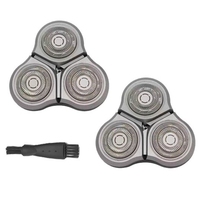 New 2PCS for Xiaomi Mijia S500C S500 S300 Electric Shaver Head+Brush Replace Shaver Head MJTXD01SKS Cutter Head Accessories