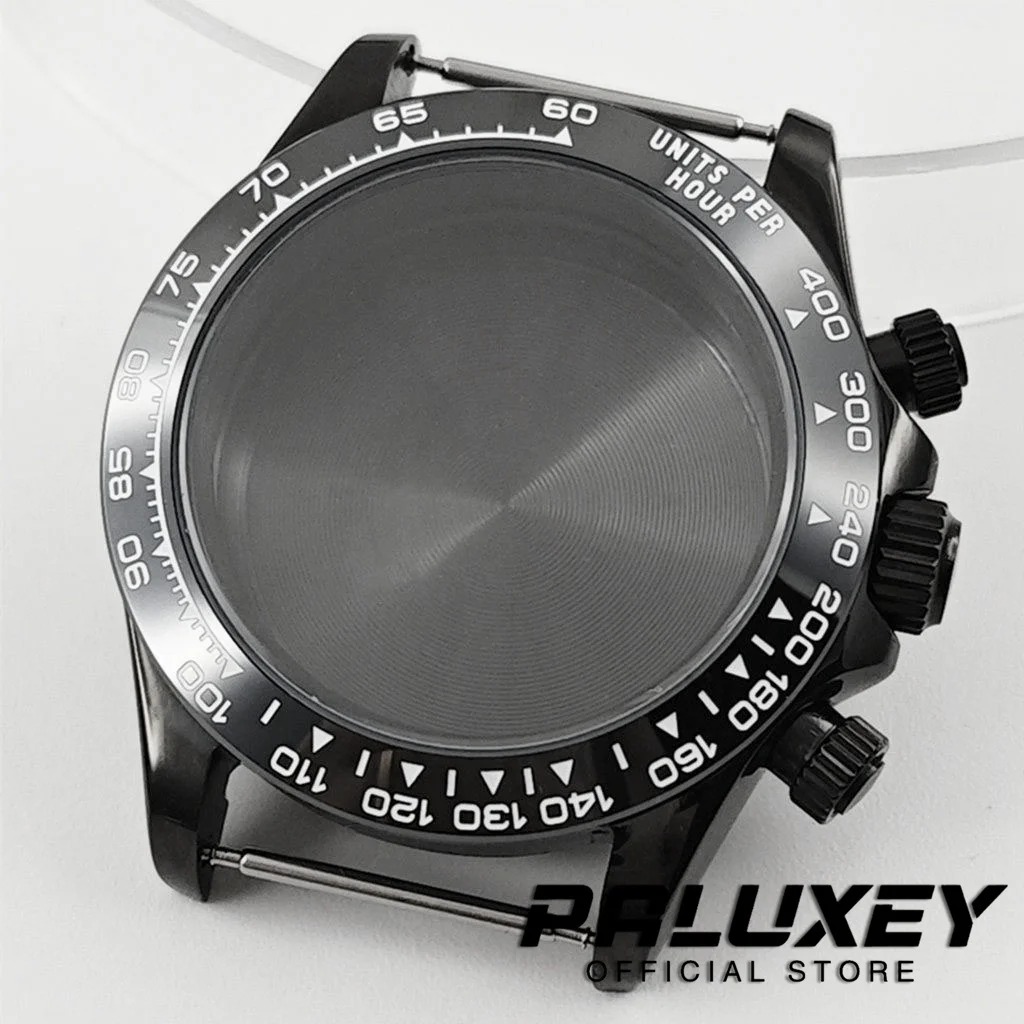 Daytona 40mm VK63 Sapphire Glass Watch Case Ceramic Bezel Men's Watch Accessories Suitable for VK63 VK63A VK64 Quartz Movement image 3