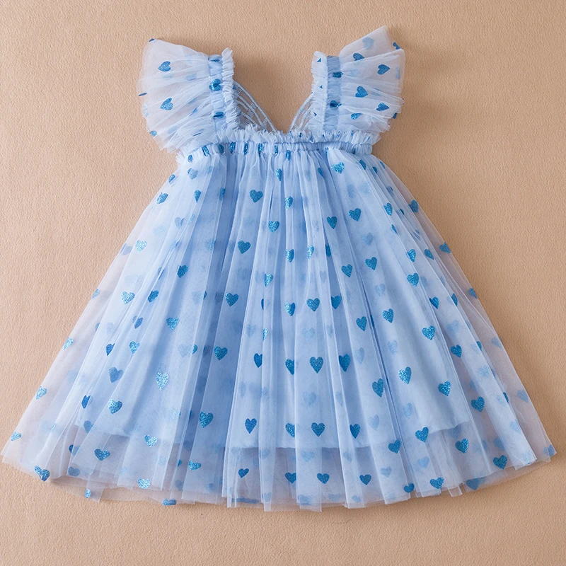 Baby Summer Dresses for Girls Fashion Toddler Kids Clothes Sling Beach Princess Dress with Butterfly Wings Birthday Party Outfit