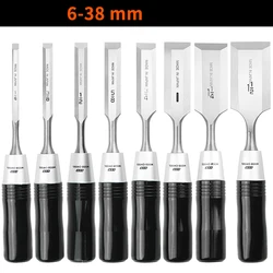 Japanese Woodworking Chisel Set Chrome Vanadium Alloy Steel Carpenter's Special Flat Shovel Chisel Sharp/wear-resistant Tool DIY