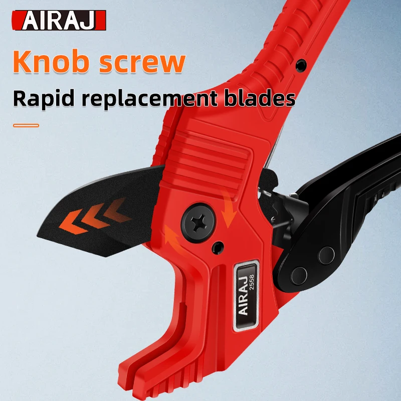 AIRAJ Pex Cutter 42mm Pex Pipe Cutte PEX Tube Cutter 8Inch Sk5 PEX Pipe Cutting Tools for PEX PVC PPR Plastic Cutting Hand Tools